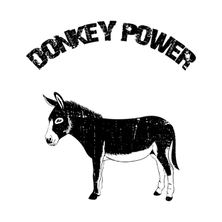 donkey power distressed T-Shirt