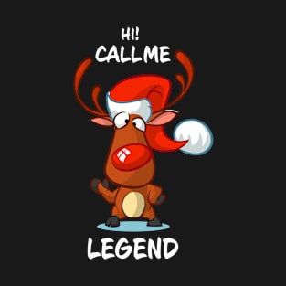 Call Me Legend Reindeer Matching Group T-Shirt