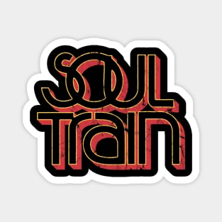 soul train - vintage retro Magnet