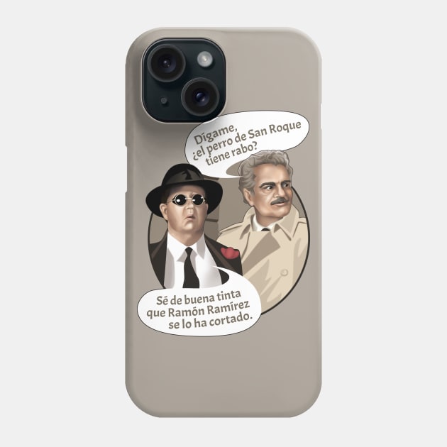 El perro de San Roque Phone Case by Tiro1Linea