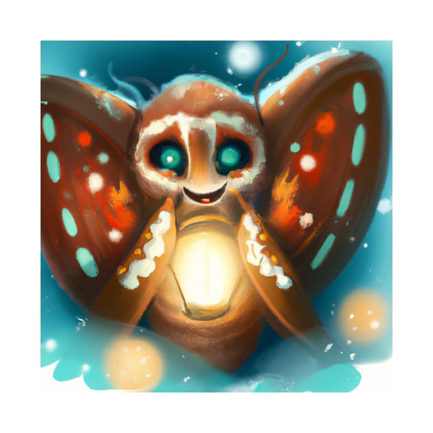 Cute Moth Drawing by Play Zoo