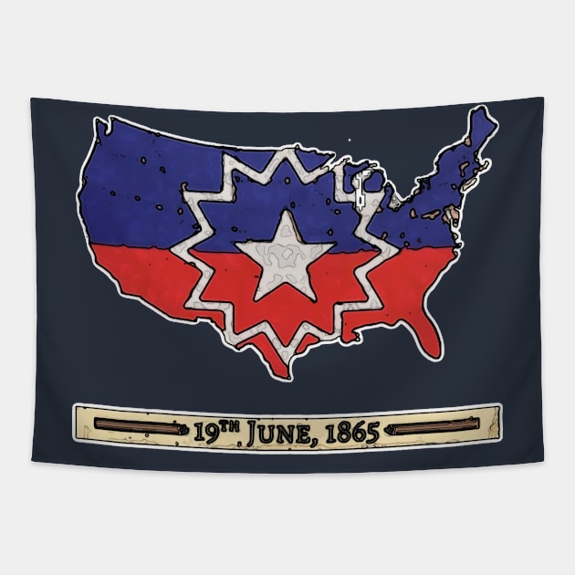 Juneteenth Day P1 Tapestry by FasBytes