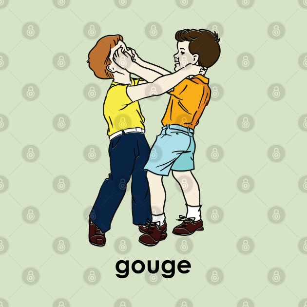 Self Defense Flash Cards: Gouge by StudioPM71