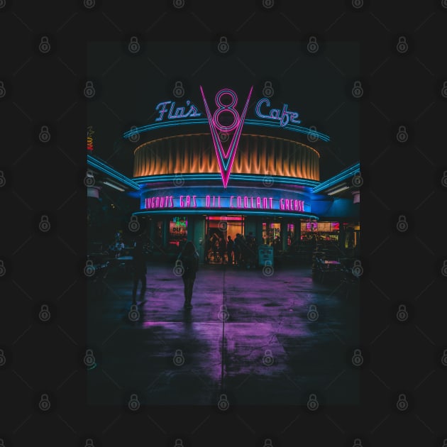 Neon Flas Cafe by enchantingants