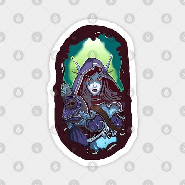 Sylvanas The Dark LADY Magnet by Frajtgorski