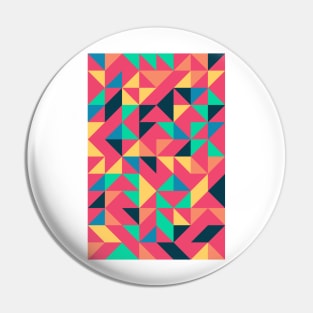 Creative Geometric Colourful Triangle Pattern #30 Pin