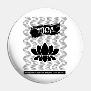 Yogatee, World Yoga Day Pin