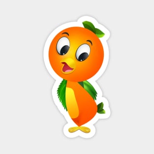 Classic Florida Orange Bird Magnet