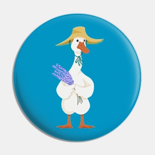 Lavender Goose Pin