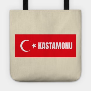 Kastamonu City in Turkish Flag Tote