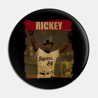 Rickey Henderson - NEW RETRO STYLE Pin