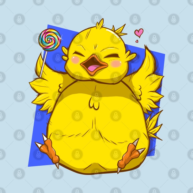 Fat Baby Chocobo by ArtDiggs