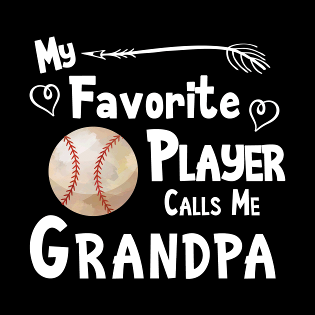 Favorite Player Grandpa Love Softball Player by Magic Ball