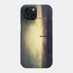 crushing asphalt road Phone Case