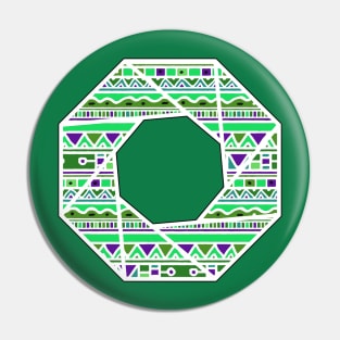 Ethnic Octagon Pin