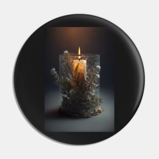 If nature was a candle - Candle in a glass decorated with nature Pin