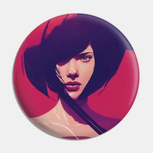 beautiful girl digital art - DESIGN Pin