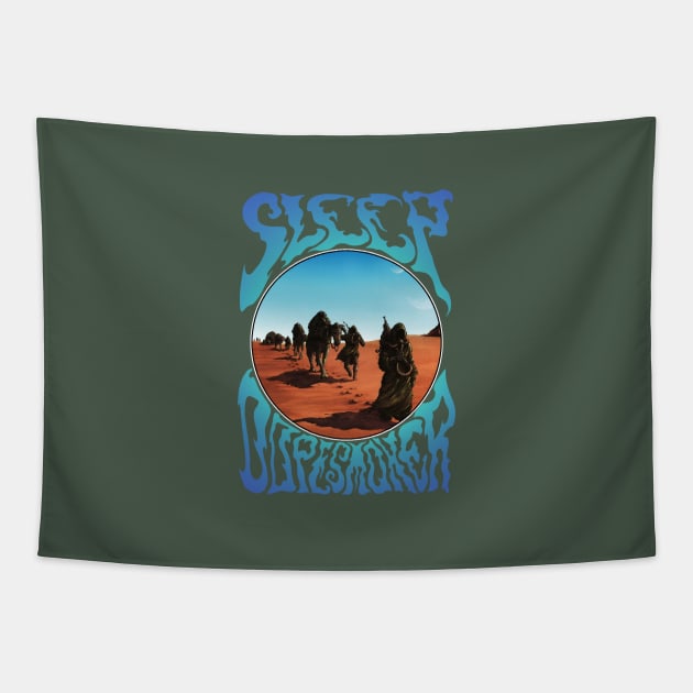 Sleep Band Stoner Doom Metal Tapestry by tesaliaocta