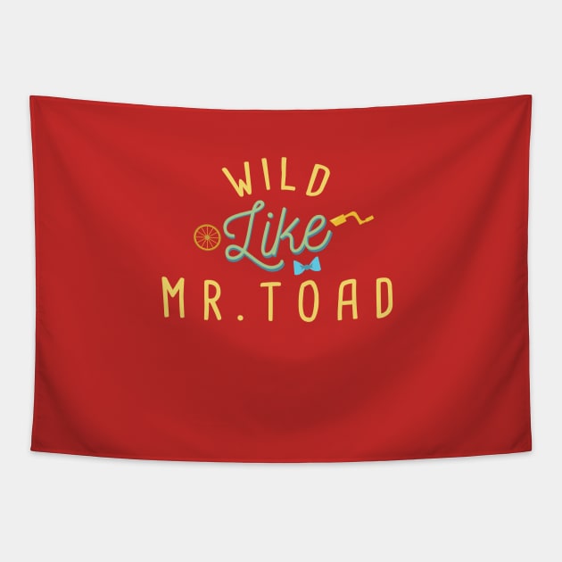 Wild Like Mr. Toad Tapestry by LivelyLexie