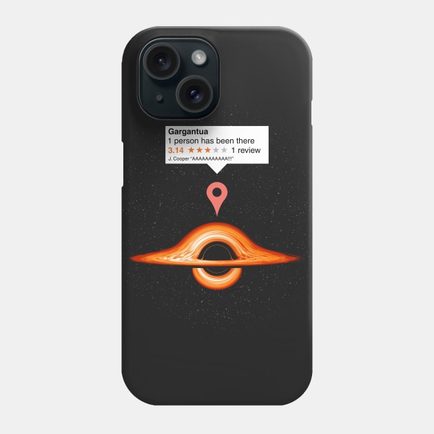 Black hole review Phone Case by Bomdesignz