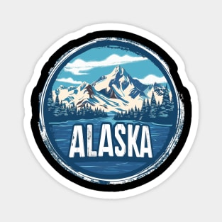Alaska State USA Design Magnet