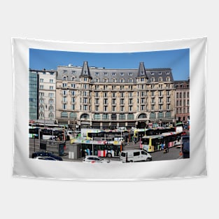 Luxembourg; Europe; Place; Place d la Gare; station square; House; Houses Tapestry