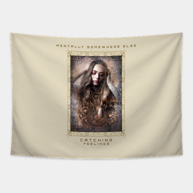 Beautiful Woman Catching Feelings Tapestry by Cds Design Store