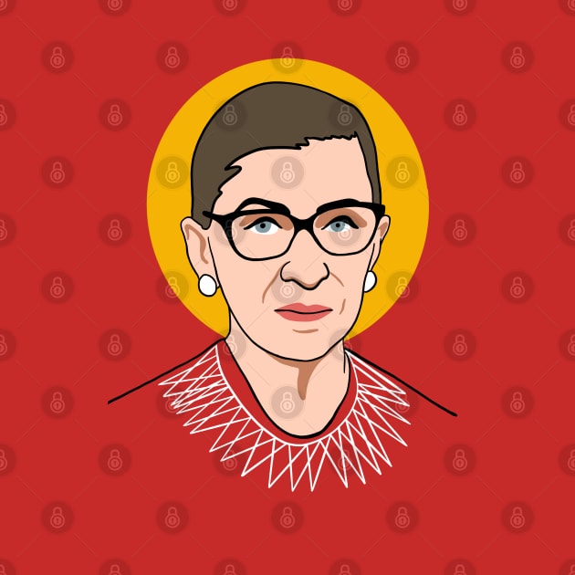 RBG - Ruth Bader Ginsburg Halo Feminism by isstgeschichte