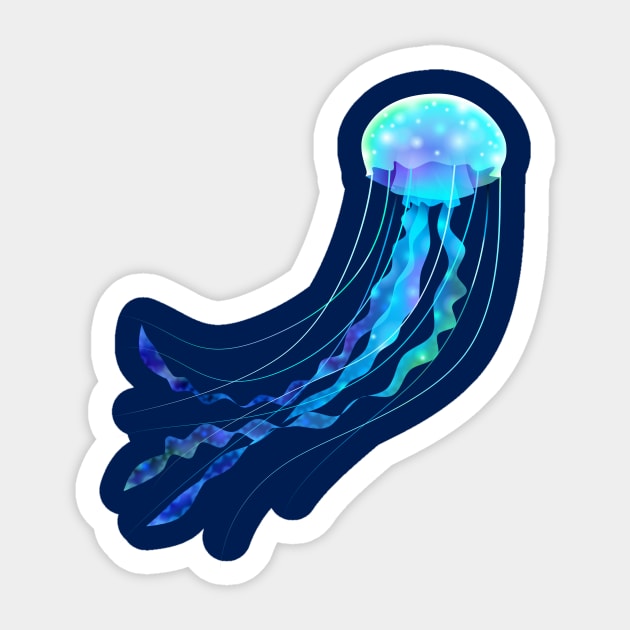 Star Sea Shine Sticker [Jelly Fish]