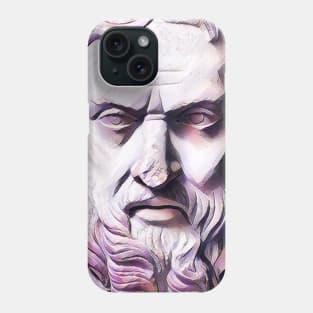 Herodotus pink Portrait | Herodotus Artwork 8 Phone Case