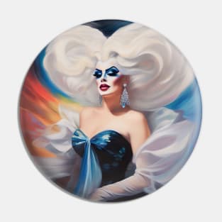 Drag Queen Ghost Pin