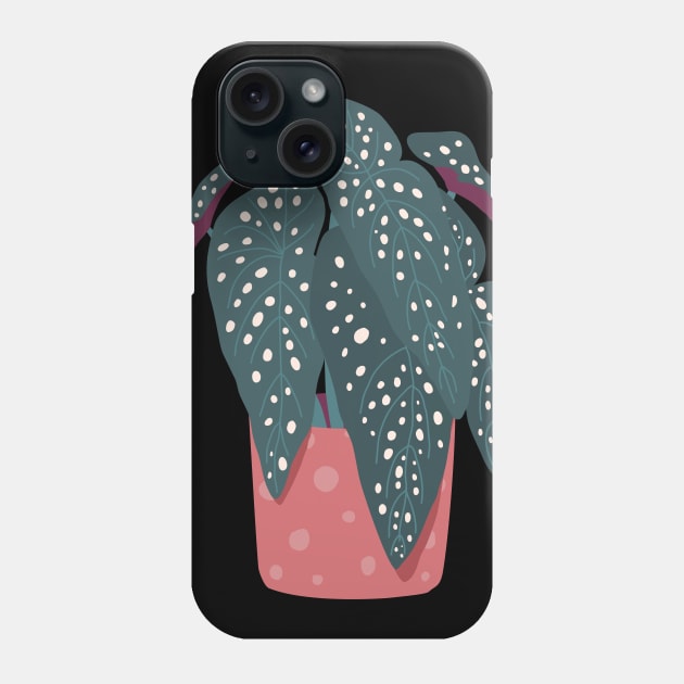 Begonia Maculata - Polka Dot Plant Phone Case by The3rdMeow