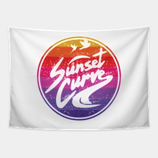 Sunset Curve Tapestry