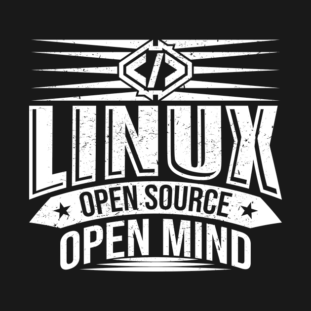 Linux Tux Unix Open Source Software Developer by QQdesigns