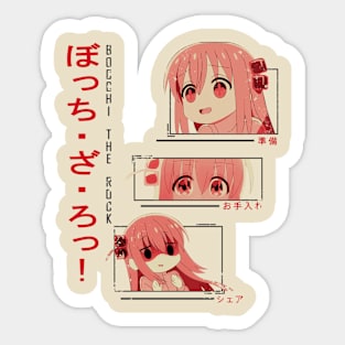 Bocchi meme sticker Fu bocchi the rock Bocchi anime gotou hitori sticker  Bocchi chan sticker Sticker for Sale by stickersofwaifu