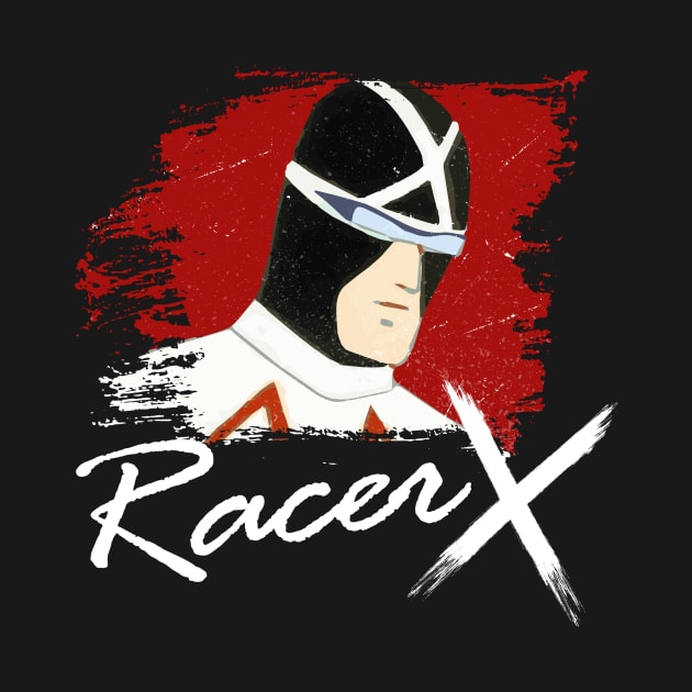 racer x vintage red black by Crocodile Store