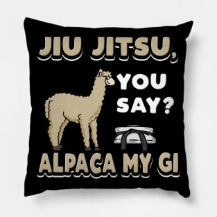 Alpaca my gi Brazilian jiu jitsu Pillow
