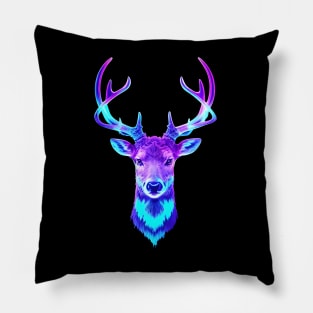 Neon Deer Pillow