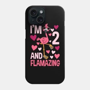 I'm 2 And Flamazing Flamingo Gifts Phone Case