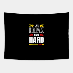 EPIC GYM - Live Dream and Fight Hard Design Tapestry