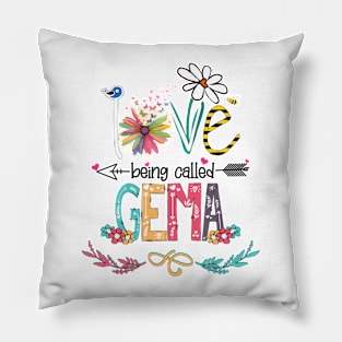 Love Being Called Gema Happy Mother's Day Pillow