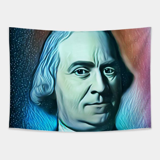 Samuel Adams Portrait | Samuel Adams Artwork 6 Tapestry by JustLit