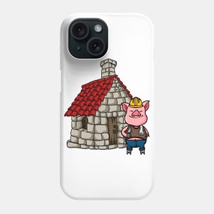 Three Pigs Brick House  Lazy Halloween Costume Phone Case