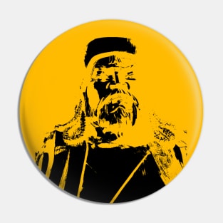 Monochrome Genghis Khan 4216 Ulaanbaatar Pin