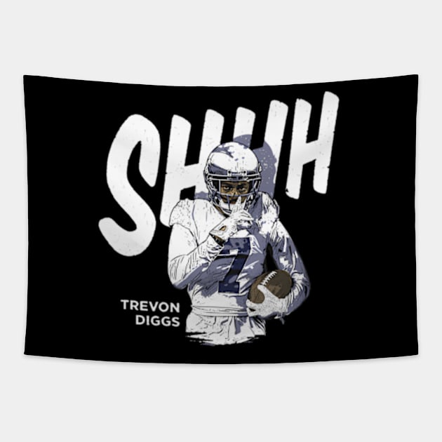 Trevon Diggs Dallas Shhh Tapestry by caravalo