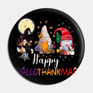 Halloween Thanksgiving Christmas Happy HalloThanksMas Pin