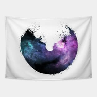 Semicircle with a galaxy Tapestry