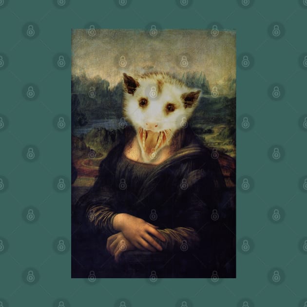 Mona Lisa Opossum by nonbeenarydesigns