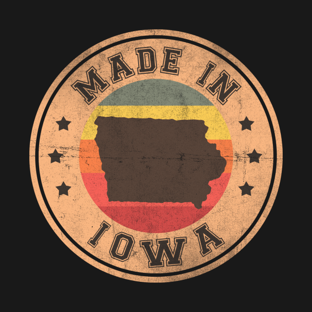 Discover Iowa State Retro Vintage Distressed - Iowa State - T-Shirt