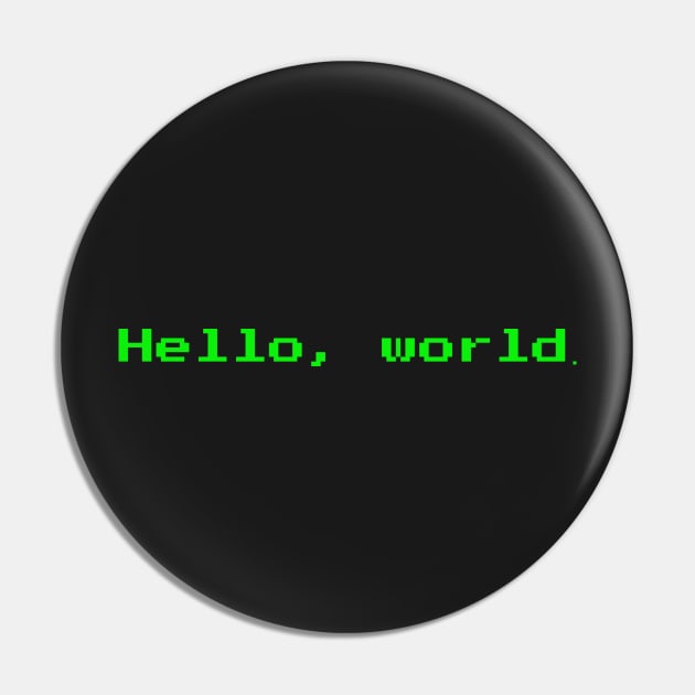 Hello, World. Pin by Kangavark